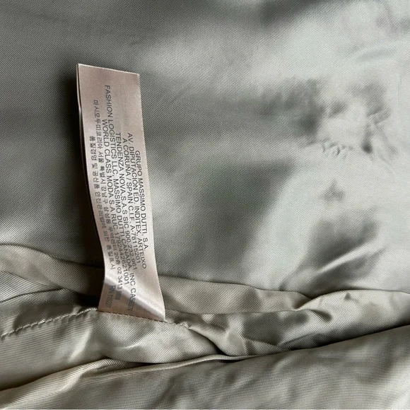 Massimo Dutti Navy Leather Jacket - Picture 7 of 8